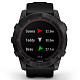Спортивные часы Garmin Fenix 7X Sapphire Solar Carbon Gray DLC Titanium with Black Band