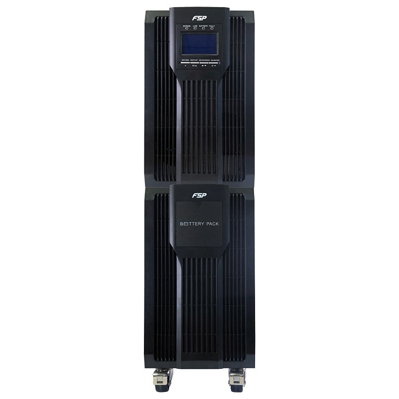 ДБЖ FSP Champ 6 kVA, Tower, Schuko (CH-1106TS), 6000VA/5400W, Online