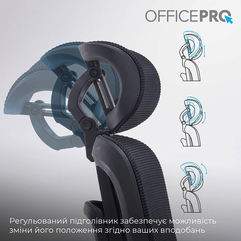 Крісло офісне OfficePro Skyline OC750-B-B-B