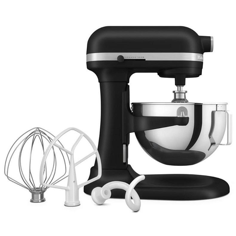 Кухонная машина KitchenAid Heavy Duty 5,2 л 5KSM55SXXEBM с подъемной чашей, матовый черный