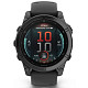 Спортивные часы GARMIN Fenix E 47mm AMOLED Slate Gray with Black Silicone Band