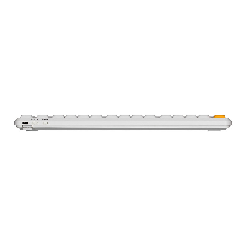 Клавиатура механическая Keychron J1 82Key, K pro Red, WL/BT/USB-A, QMK, Hot-swap, EN/UKR, RGB, белый
