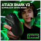 Мишка Attack Shark V3 Ultra-Light, Wireless, PAW3311 сенсор, 25000dpi., 6кн., Black