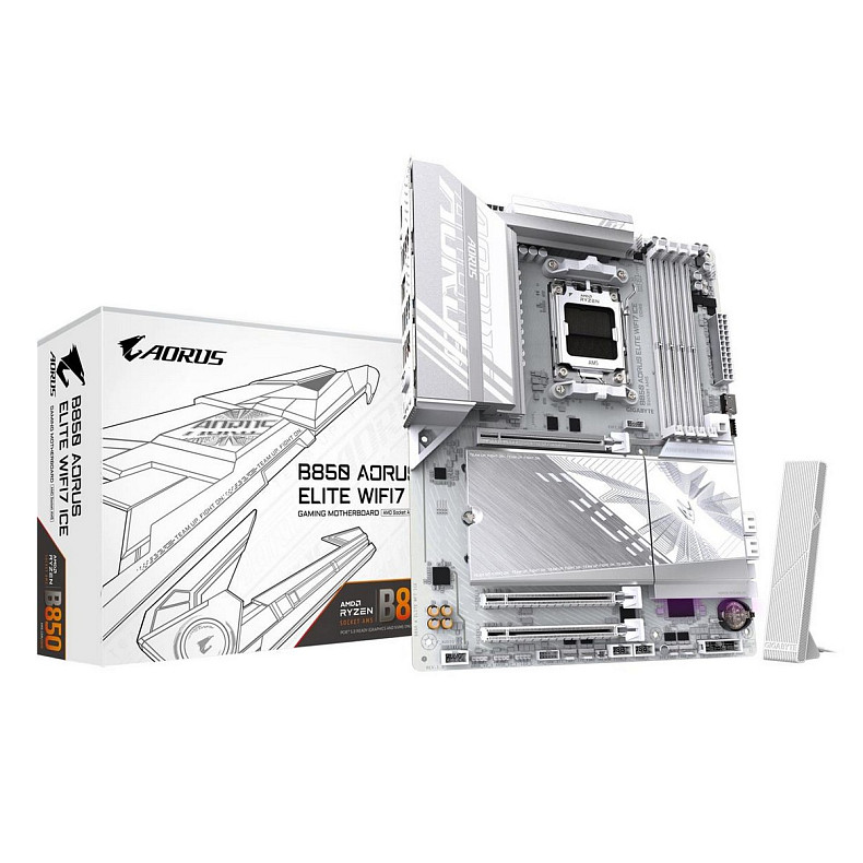 Материнская плата Gigabyte B850 Aorus Elite WiFi7 Ice Socket AM5