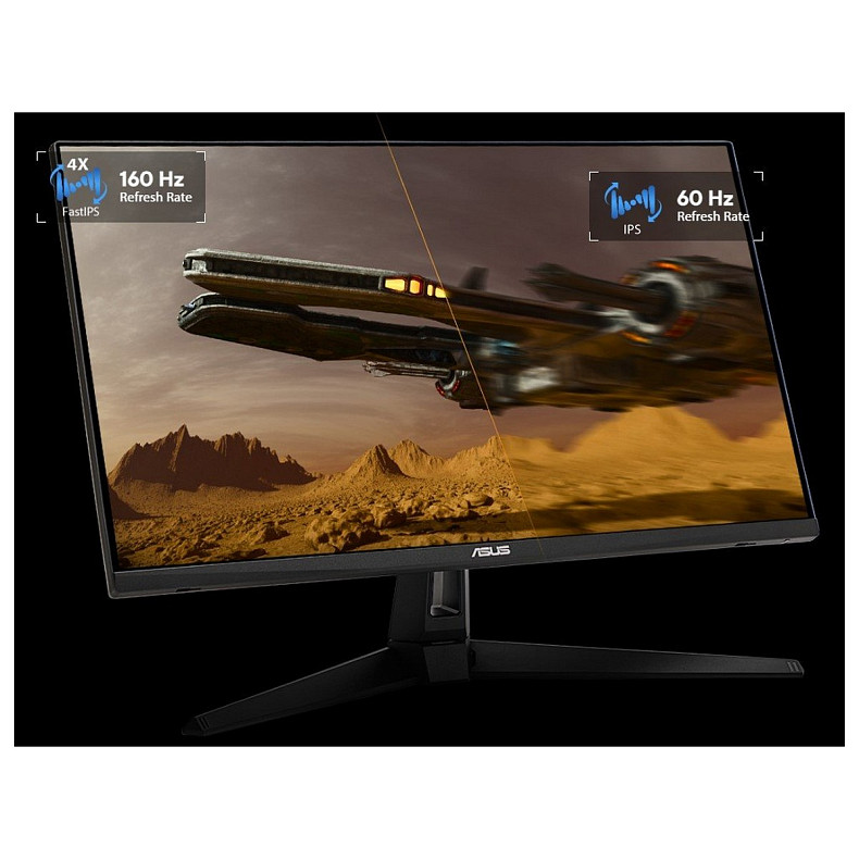 Монітор Asus 27" TUF Gaming VG27UQ1A 2xHDMI, DP, MM, IPS, 3840x2160, 160Hz, 1ms, DCI-P3 95%, Adaptiv