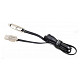 Кабель Cablexpert (CCPB-ML-USB-05BK) USB 2.0 BM - Lightning + microUSB, преміум, плоский, 1м, чорний