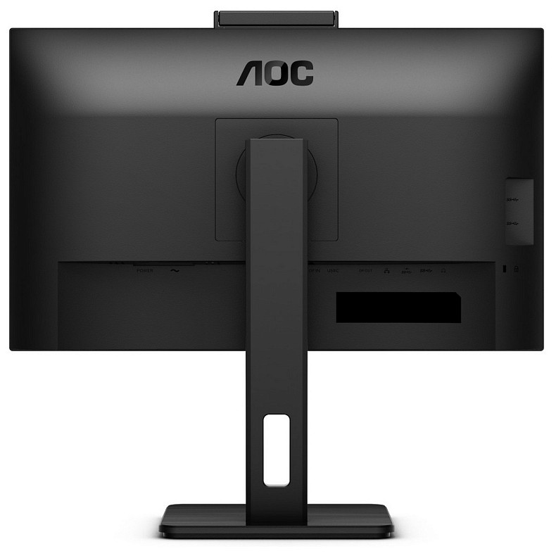 TFT 23.8" AOC 24P3QW, IPS, 75Hz, 2хHDMI, DP, USB-hub, webcam, HAS, Pivot, колонки, черный