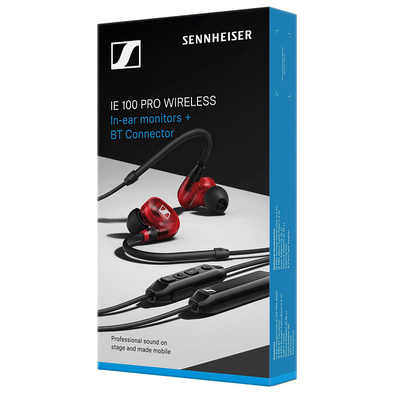 Навушники з мікрофоном Sennheiser IE 100 PRO Wireless Red (509173)