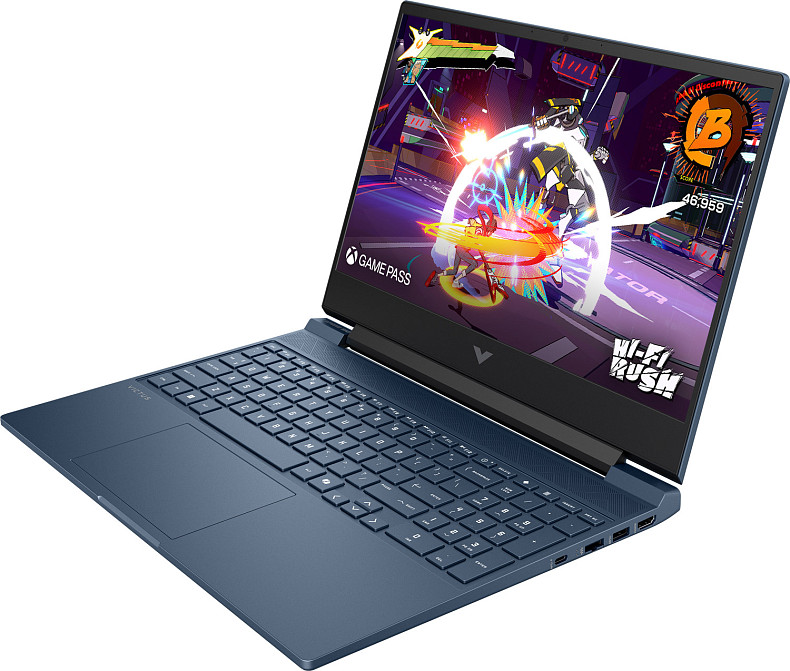 Ноутбук HP Victus 15-fb3070ua 15.6" FHD IPS,300n/Ryzen 5-240 (5.0)/24Gb/SSD512Gb/RTX 5050,8GB/DOS/Синій
