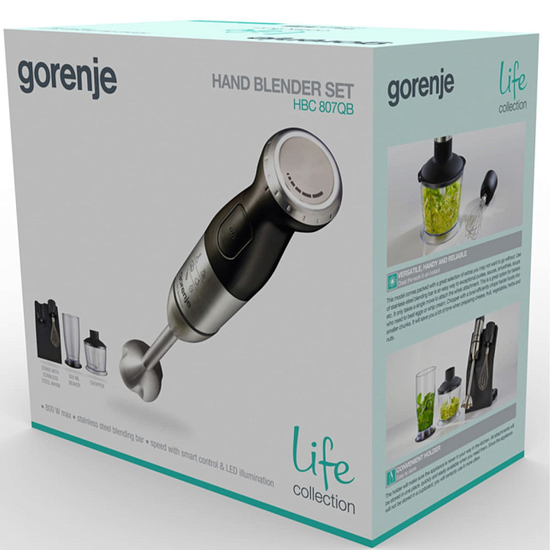 Блендер погружной Gorenje HBC 807 QB (LW-3523G1)