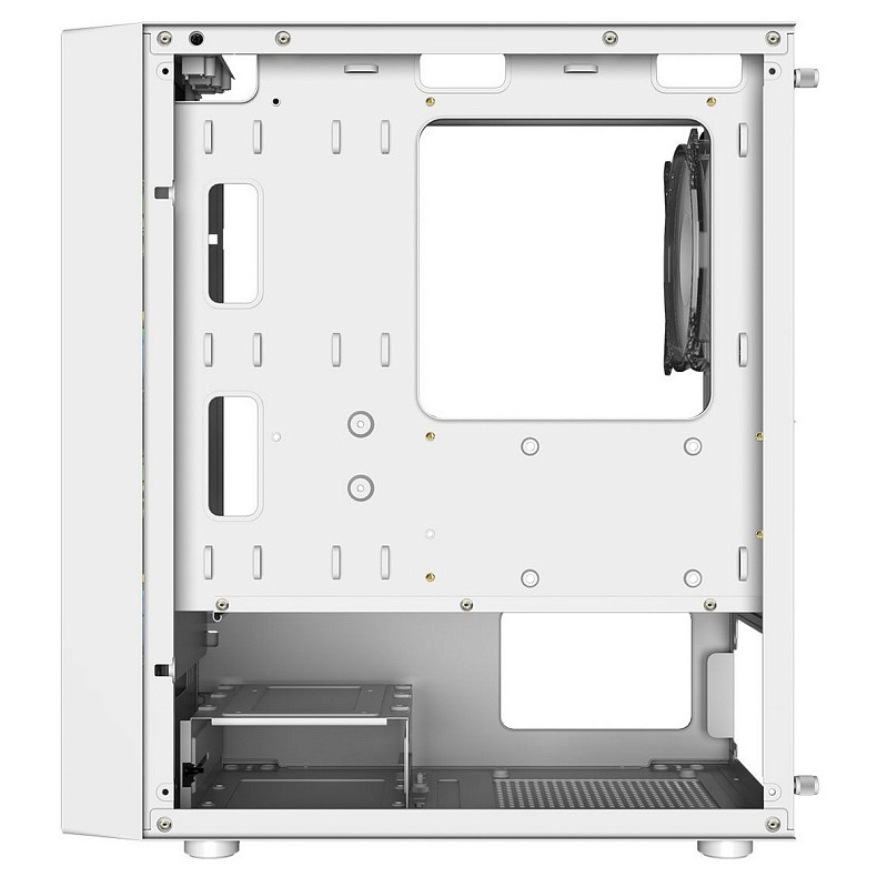 Корпус LogicConcept ATOS MESH+GLASS ARGB fans 3x120mm WHITE без БП mATX