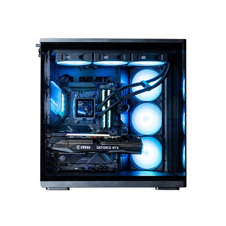 Корпус Zalman P60 без БЖ, 2xUSB3.0, 1x Type C, 3x120мм ARGB Reverse, 2x120мм ARGB, VGA 435мм, LCS re