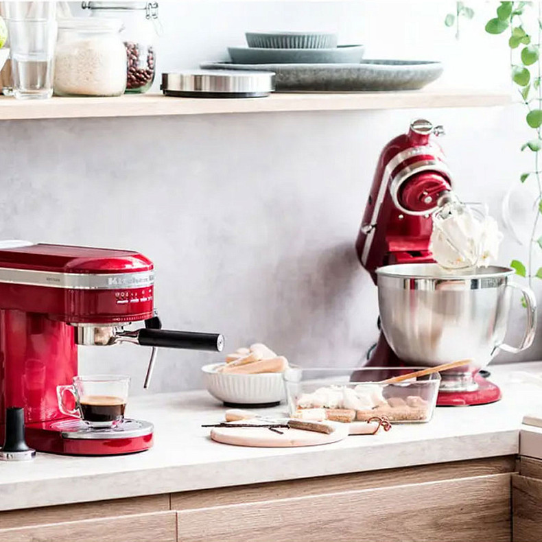 Кухонный комбайн KitchenAid Artisan 4,8 л 5KSM185PSECA с откидным блоком карамельное яблоко