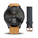 Спортивные часы GARMIN Vivomove HR Premium Black with Tan Suede Leatehr & Black Silicone Bands (010-01850-00/A0)