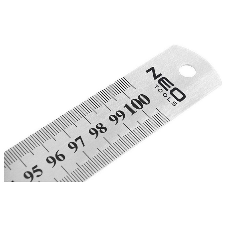 Линейка Neo Tools, нержавеющая сталь, 1м (72-210)