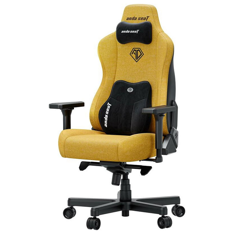 Крісло ігрове Anda Seat Kaiser 3E XL Bright Yellow Fabric