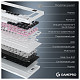 Клавіатура GamePro Asgard Valhalla QLAB Sakura Switch White With Display (MK160-W-D-QS-