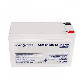 Аккумуляторная батарея LogicPower 12V 7.2AH (LPM-MG 12 - 7.2 AH) AGM мультигель