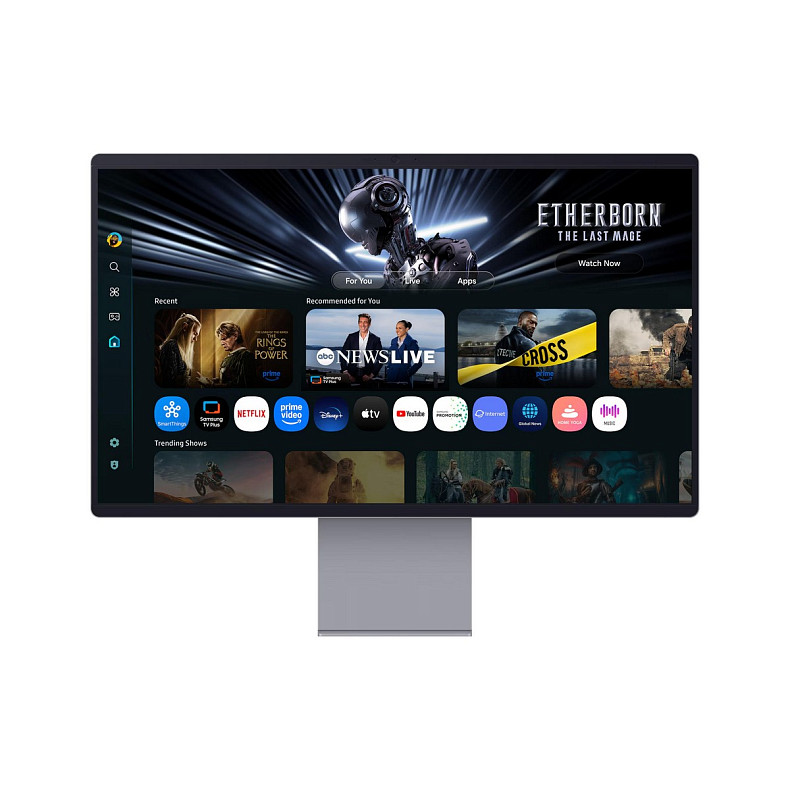 Монитор Samsung 32"S32FM902 HDMI, USB, Bluetooth, OLED, 3840x2160, 165Hz, 0.03ms, HDR10+