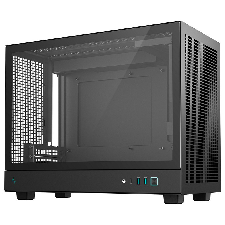 Корпус DeepCool CH160 Plus Black (R-CH160-BKNGM0-G) без БП