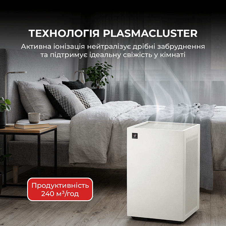 Воздухоочиститель Sharp FP-S40EU-W White