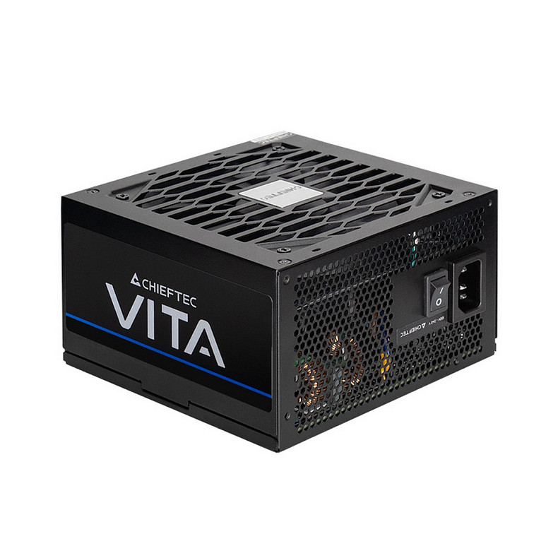 Блок живлення CHIEFTEC Vita (750W), >85%, 80+ Bronze, 120мм, 1xMB 24pin(20+4), 2xCPU 8pin(4+4), 2xM