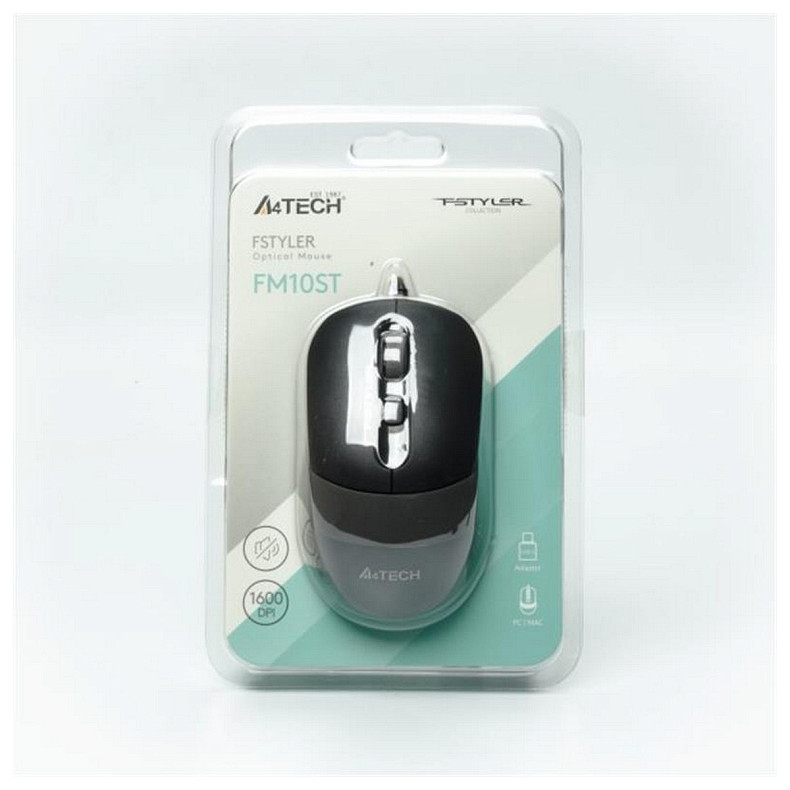 Мышь A4Tech Fstyler FM10ST Grey