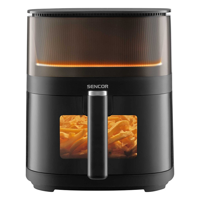 Мультипіч Sencor Vita, 1500Вт, чаша-5л, сенсорне керув., 10 програм, метал/пластик, з віконцем, чорн