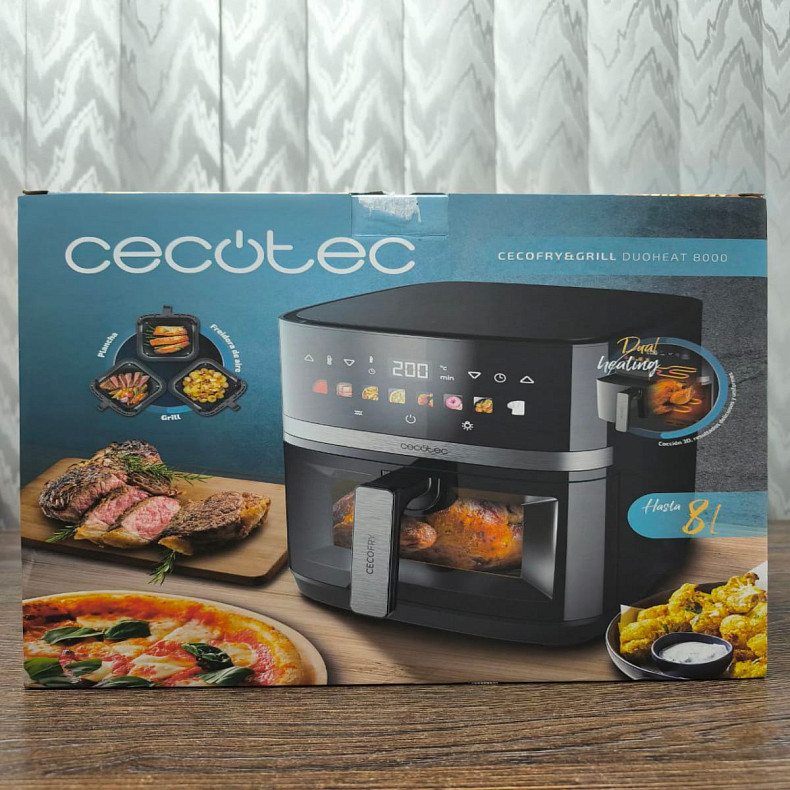 Мультипечь CECOTEC Cecofry&Grill Duoheat 8000 - Уценка