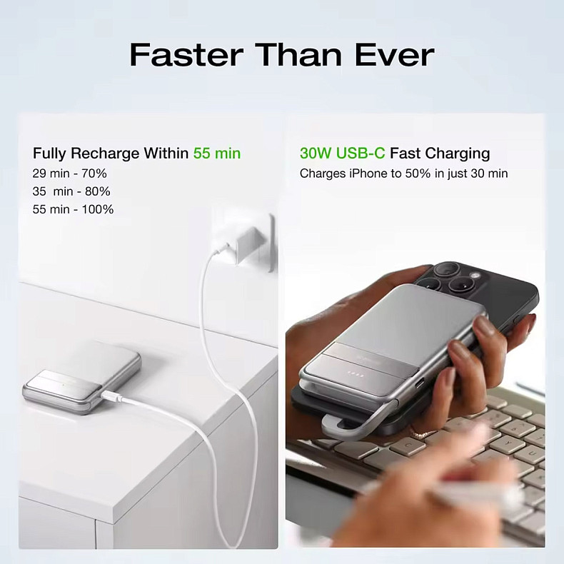 Павербанк EcoFLow RAPID Magnetic Power Bank 5000
