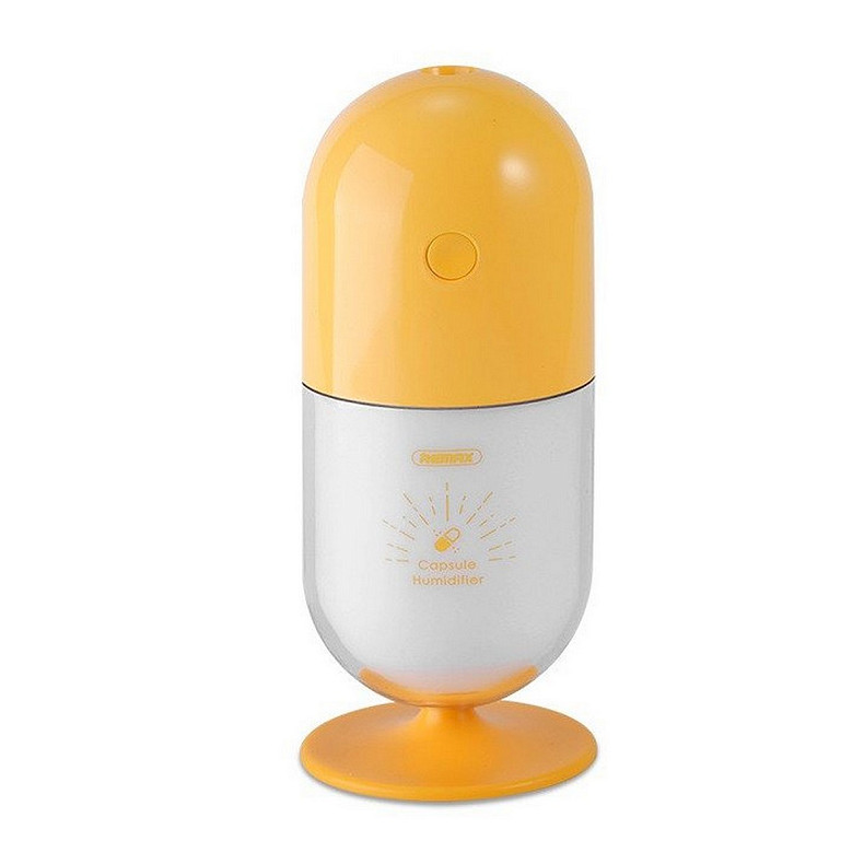 Увлажнитель воздуха Remax RT-A500 Capsule Mini Humidifier желтый (6954851281870)