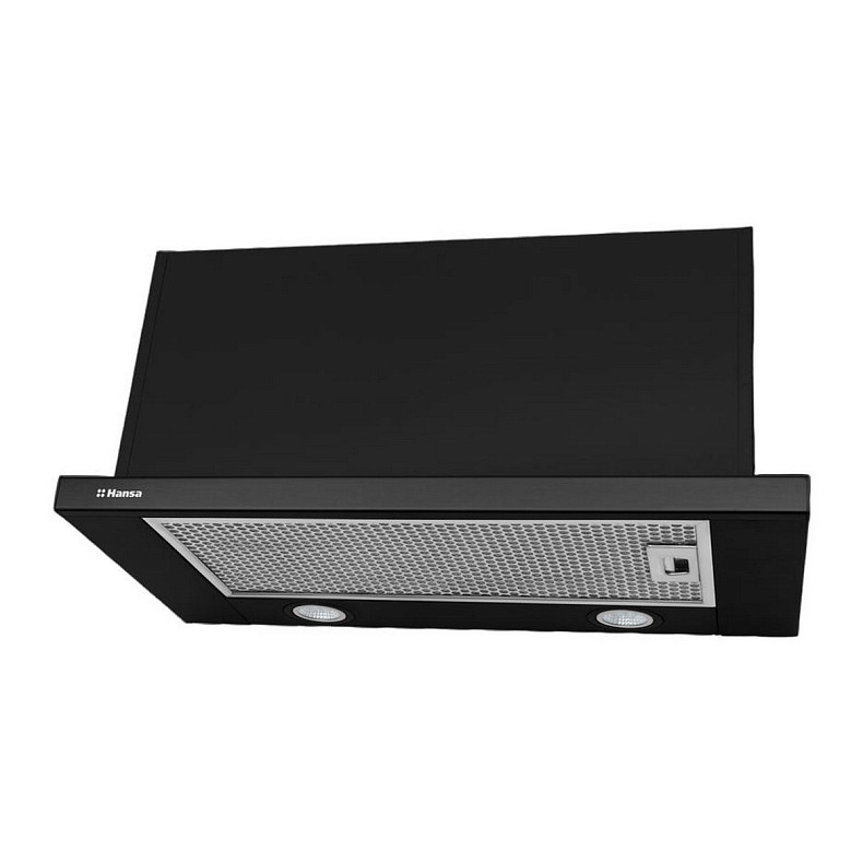 Витяжка Hansa телескопічна, 60см, 475м3ч, чорний