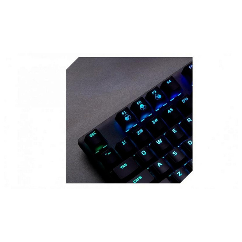 Клавіатура HyperX Alloy Origins Red RGB PBT ENG/RU Black (639N3AA) USB