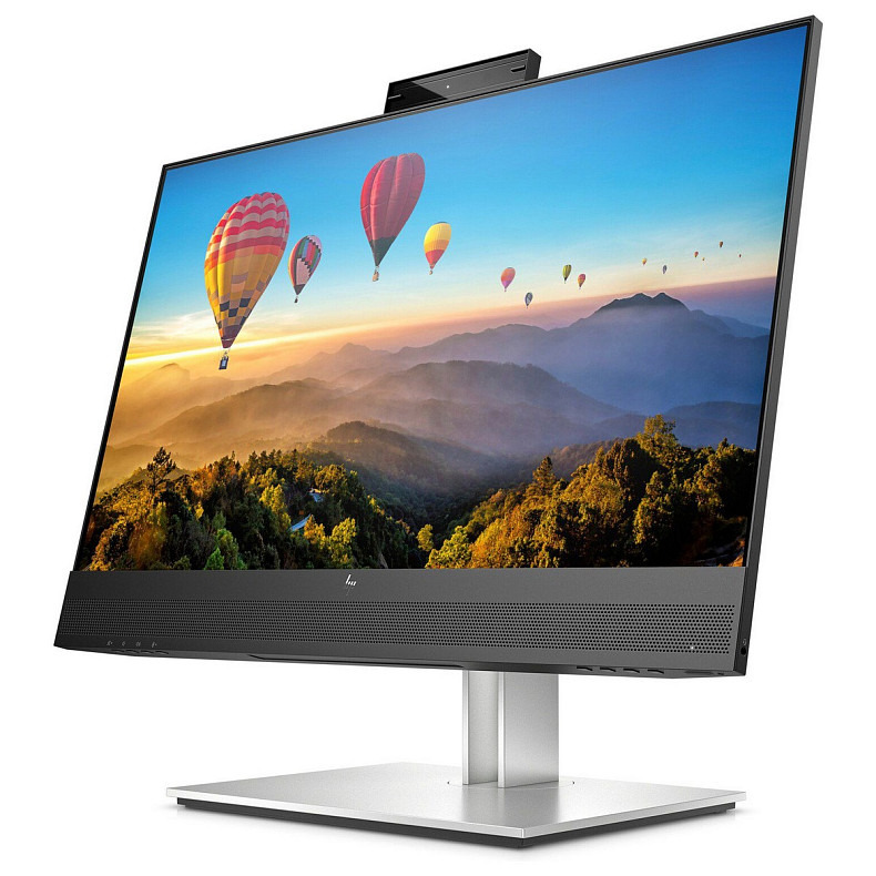 TFT 23.8" HP E24m G4, IPS, HDMI, DP, USB-С, RJ-45, Cam, HAS, колонки, чорно-сріблястий