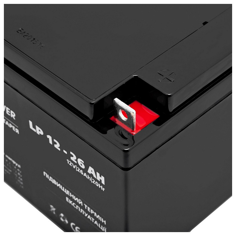 Акумуляторна батарея LogicPower LPM 12V 26AH AGM (LPM 12 - 26 AH)