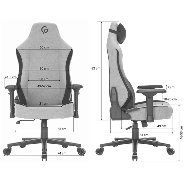 Кресло для геймеров GamePro GC715LG