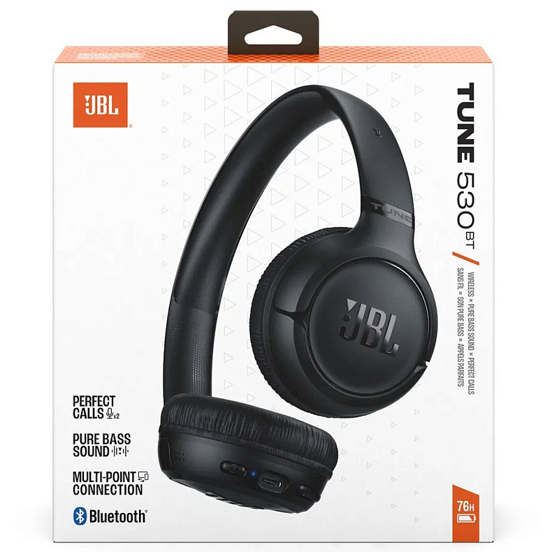 Наушники JBL Tune 530BT Black (JBLT530BTBLKEU)