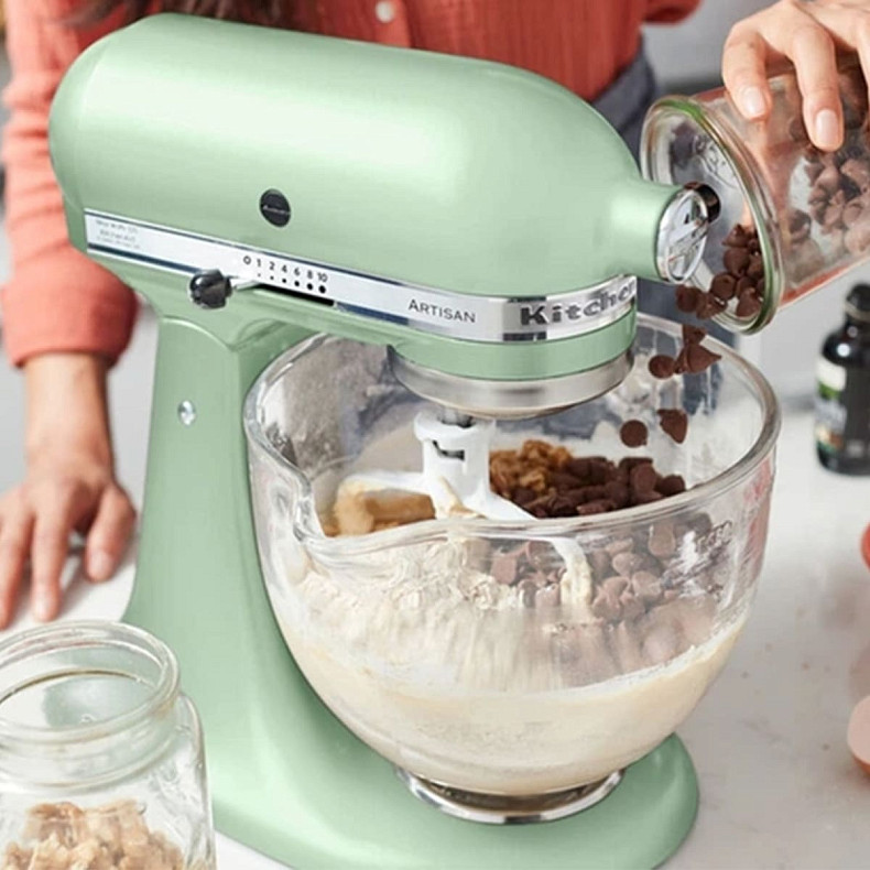 Кухонный комбайн KitchenAid Artisan 4,8 л 5KSM175PSEPT с откидным фисташковым блоком