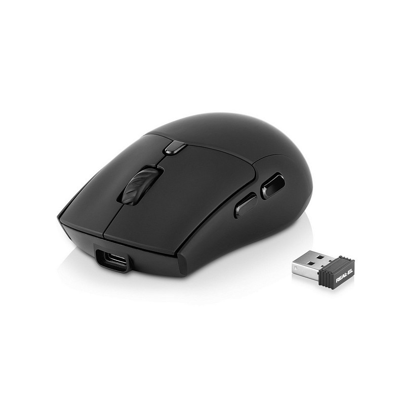 Миша бездротова REAL-EL RM-460W Black