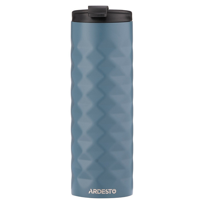 Термочашка Ardesto Bright City, 400мл, нержавіюча сталь, синій темний (AR2640NV)