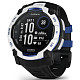 Спортивний годинник Garmin Instinct 3 50mm Solar Whitestone with Black/Bolt Blue Silicone (010-02935-43)