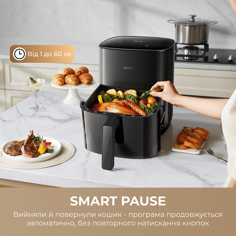 Мультипечь MOVA AeroChef FD10s Pro Black
