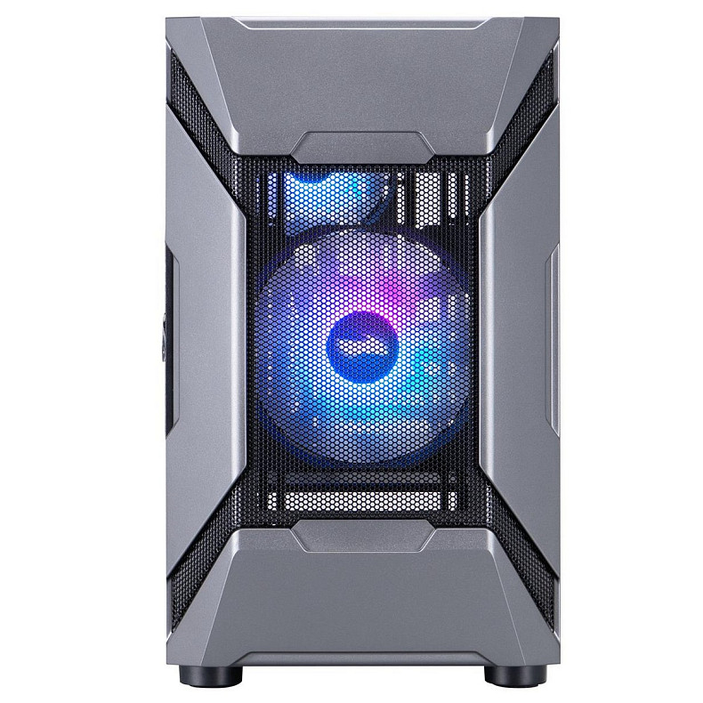 Корпус 1stPlayer D3-A-BK-1F7-14-1F7 Black без БП