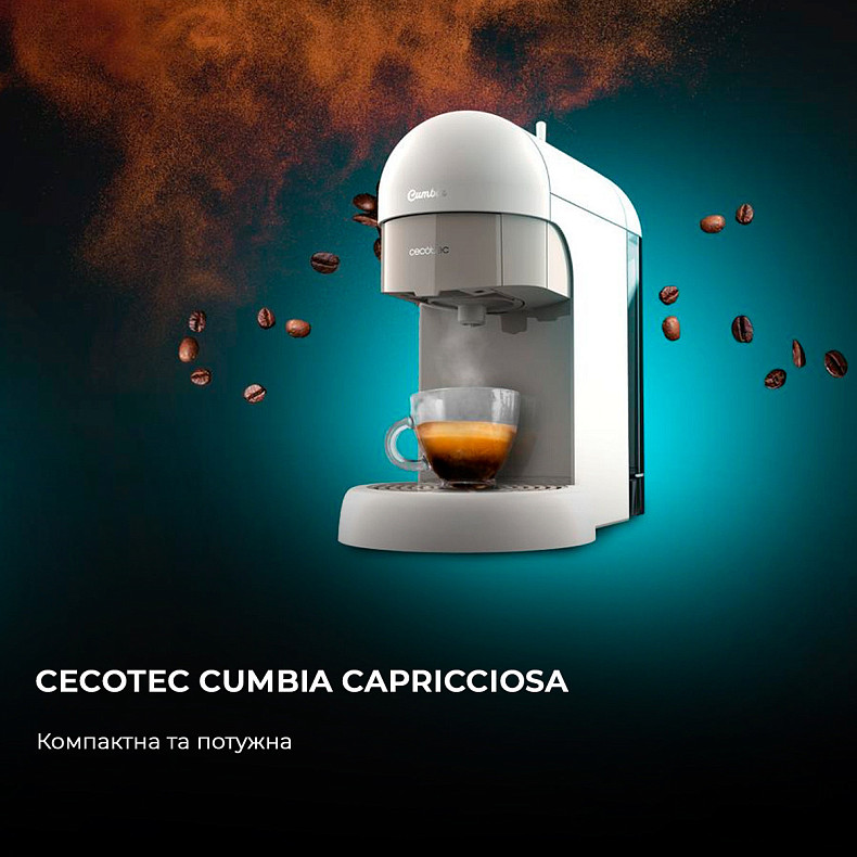 Кофеварка Cecotec Cumbia Capricciosa White