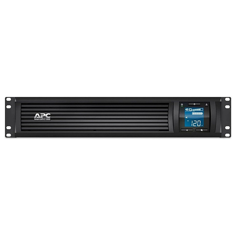 Источник бесперебойного питания APC Smart-UPS C 1000VA/600W, RM 2U, LCD, USB, SmartConnect, 4xC13