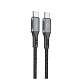 Кабель Intaleo CBGPD60WTT1 USB Type-C-USB Type-C 1.2м Grey (1283126518096)