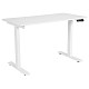 Стол компьютерный 2E СЕ120W-MECHANIC, регулировка высоты, механика, 72/120х120x60см, белый