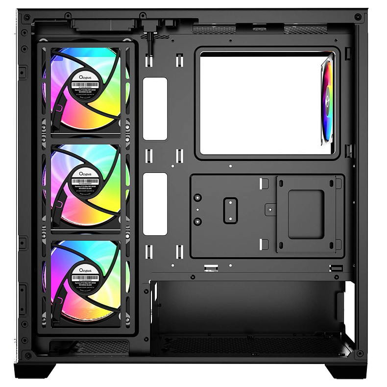 Корпус Ocypus GAMMA C72 W/O PSU, BK ARGB ATX (GAMMA-C72-BKD400XX-GL)