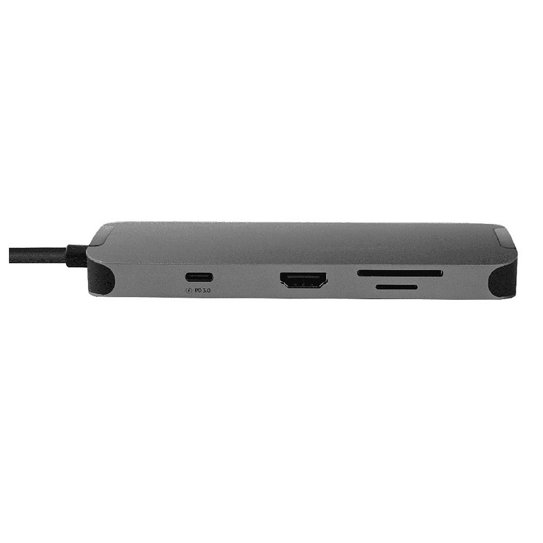 Док-станція USB3.2 Type-C --> HDMI/USB 3.2x2/RJ45/USB-C/SD/TF/PD 80W/Audio 9-in-1 DSC-901 CHIEFTEC