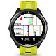 Спортивные часы Garmin Forerunner 965 Carbon Gray DLC Titanium Bezel with Black Case and Amp Yellow/Black Silicone Band